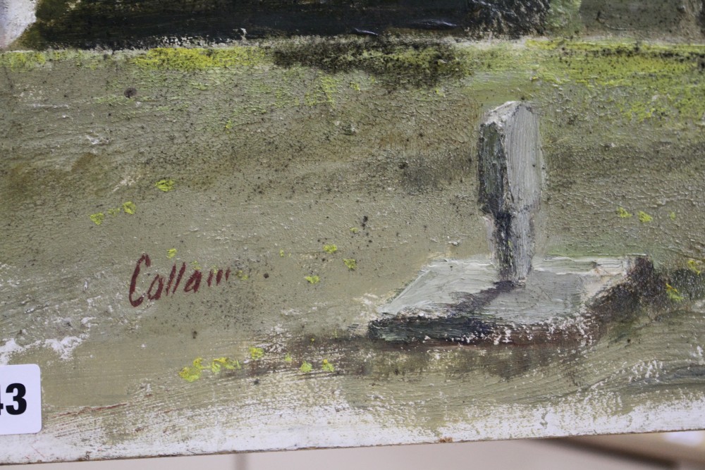 Edward Callam (b.1950), oil on board, The Seven Sisters, signed, 61 x 76cm, unframed